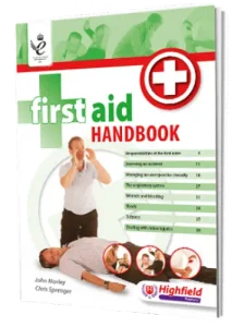 Emergency First Aid at Work handbook included with EFAW course